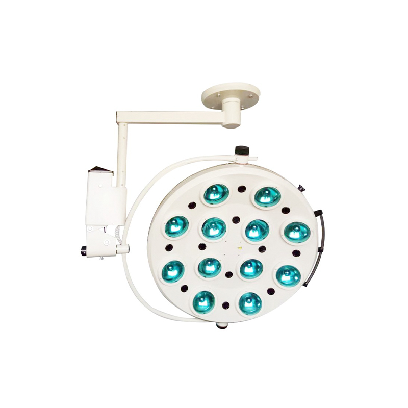 Takopphengt 12-hulls halogenskyggeløs kirurgisk lampe Takopphengt 12-hulls halogenskyggeløs kirurgisk lampe
